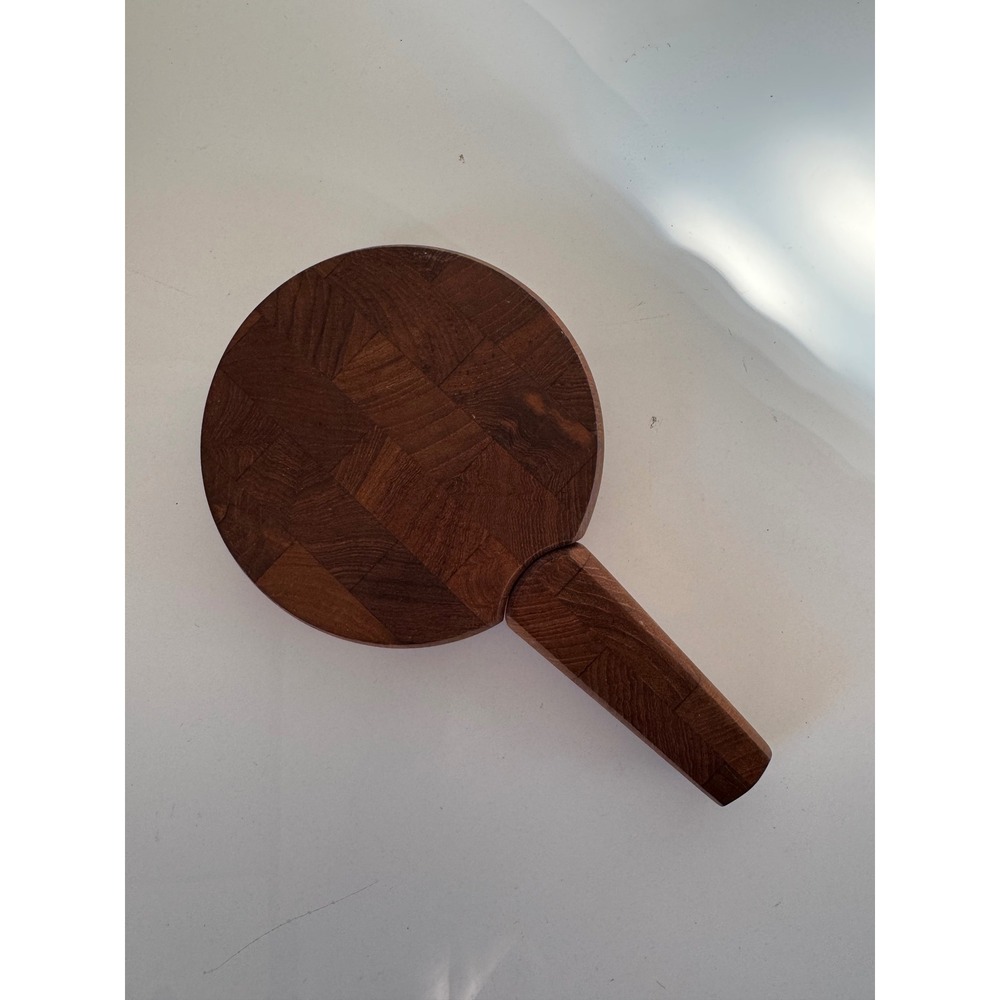 Dansk Designs Denmark IHQ Teak Wood Cheese Board and Spreader Set Vintage MCM